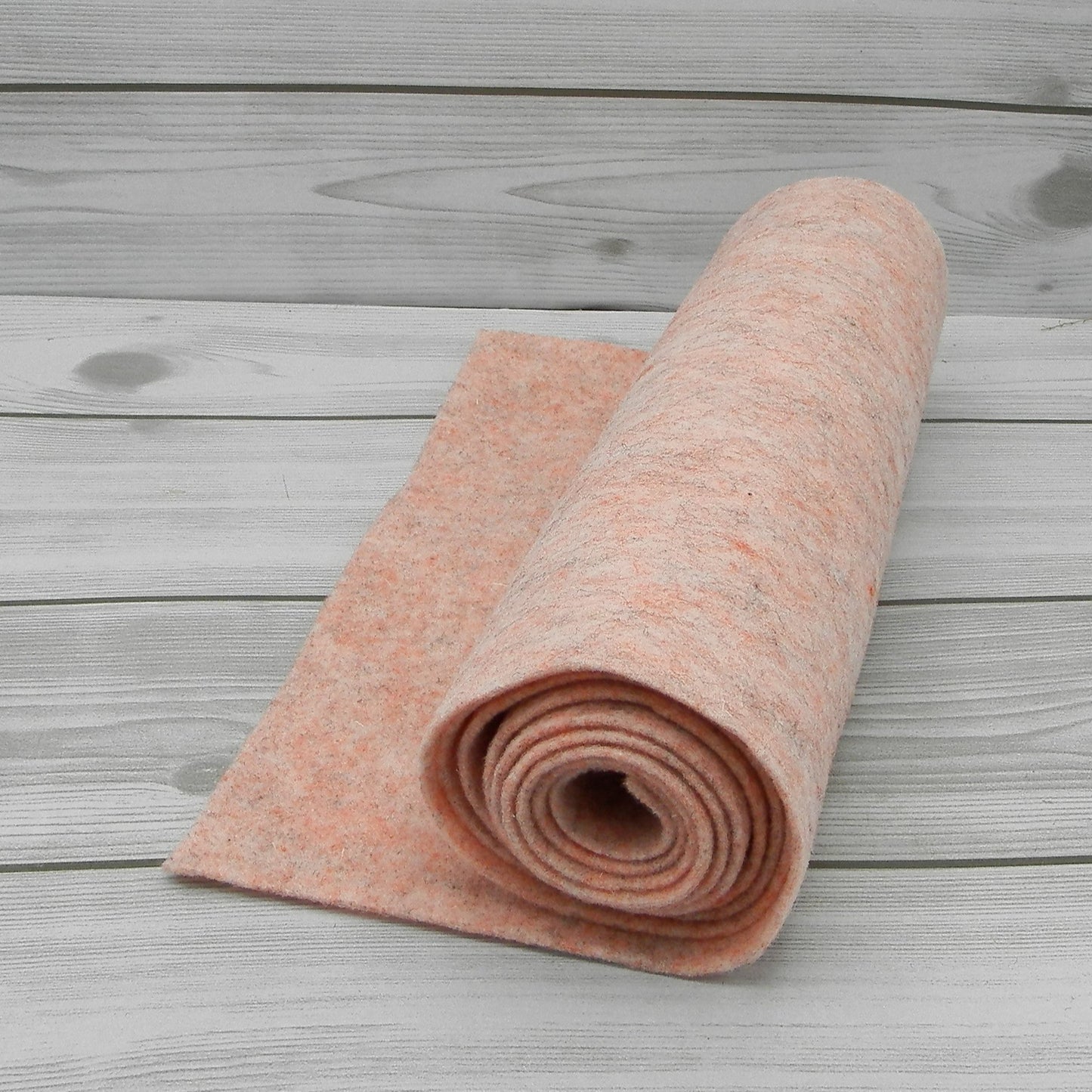 Melange Orange Stripe Moldable Felt