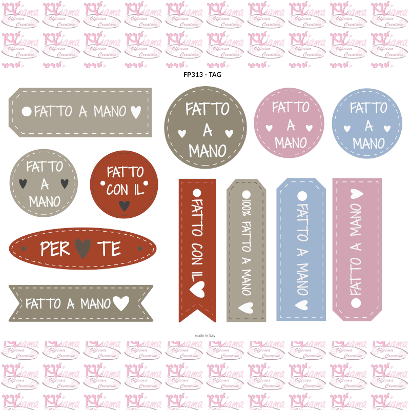 Pannello Tag Easy Sewing Kitiama