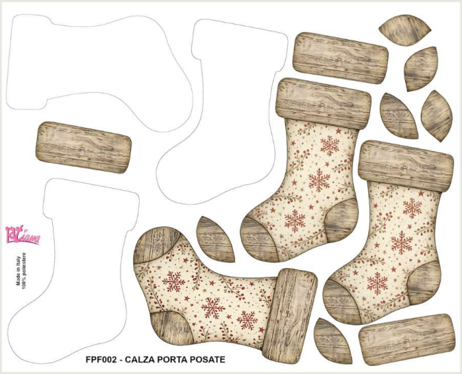 Feltro Stampato 3mm Calza Porta Posate Gogolandia