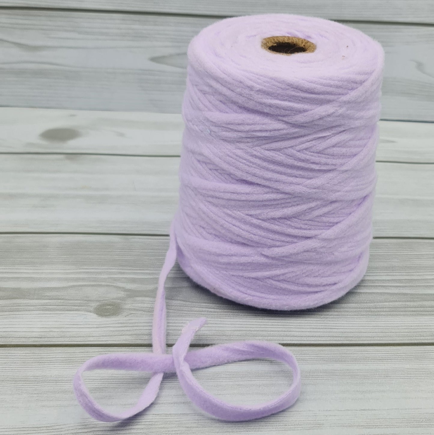 Fettuccia in Pile Morbido 10mt Lilla Creattiva By Marta