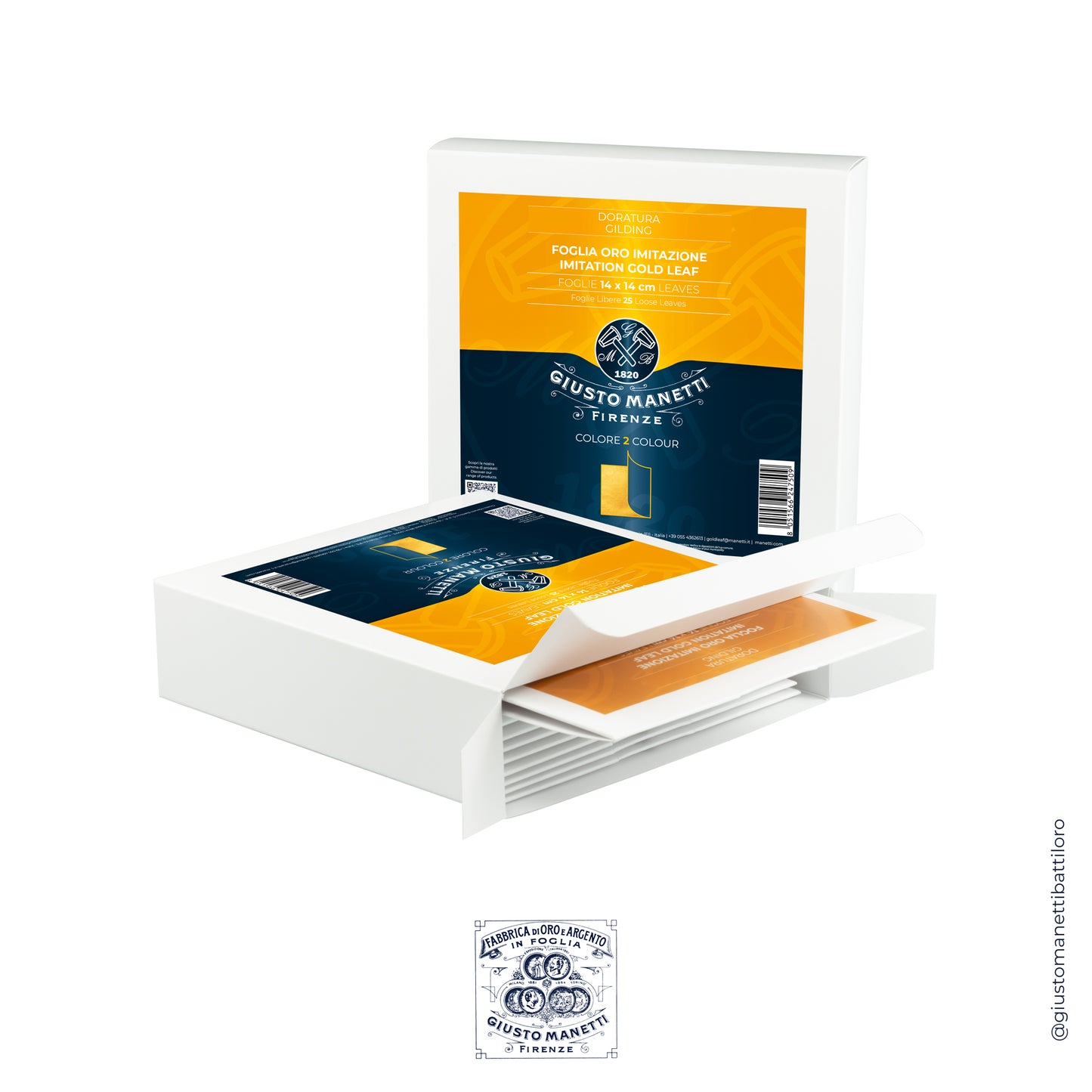 Imitation Gold Leaf 25 sheets Color 2