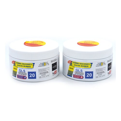 Gomma Siliconica GLS-PRO 20 A+B 500gr