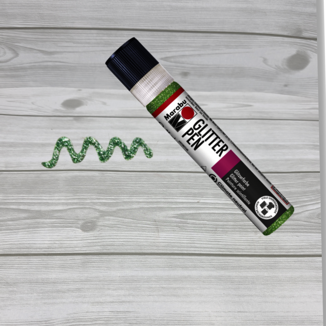 Glitter Pen Marabu 25ml Color 561 Kiwi