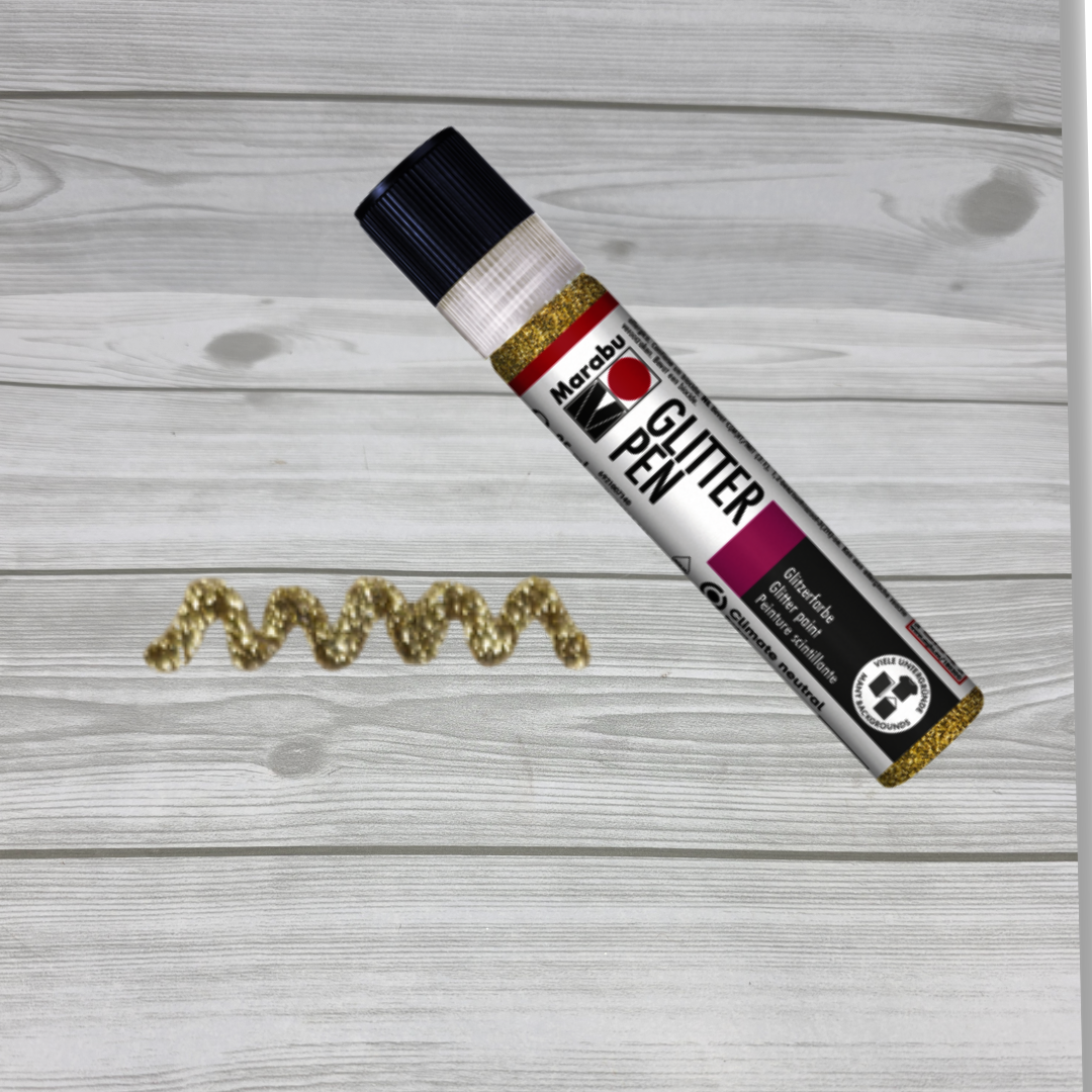 Glitter Pen Marabu 25ml Colore 584 Oro
