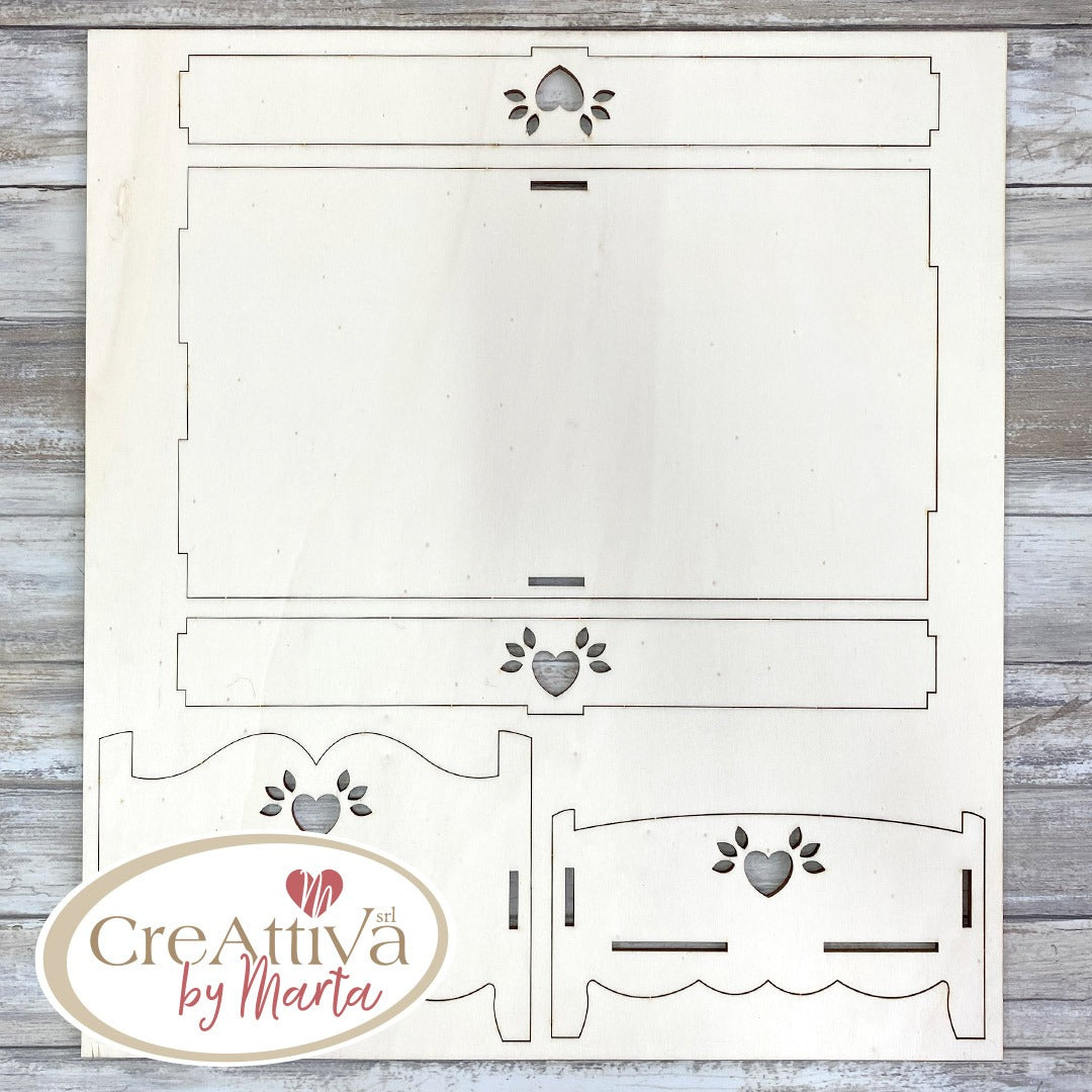 Lettino in Legno Creattiva By Marta