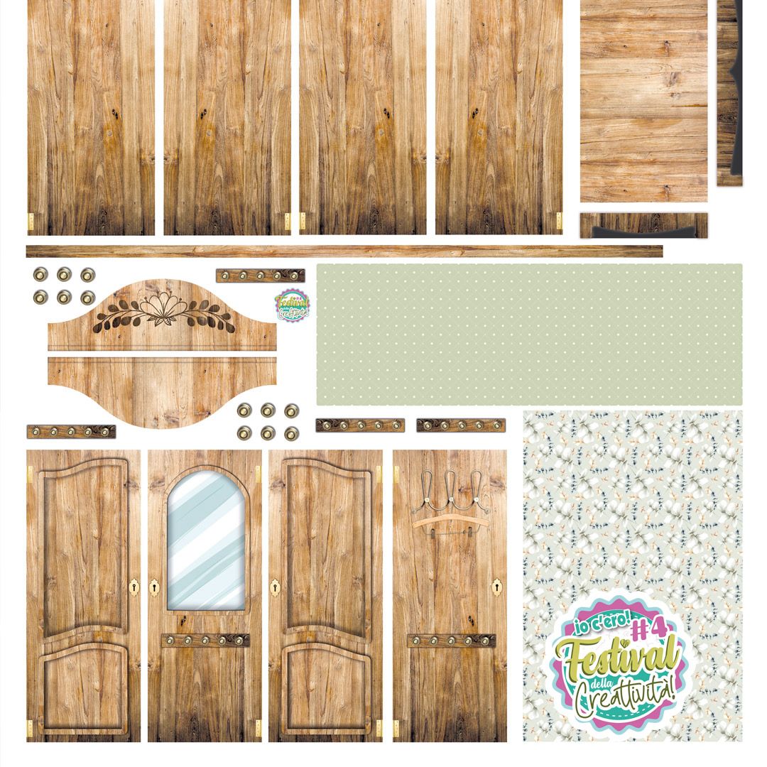 Pannolenci Morbidoso Armadio 3D Creattiva By Marta