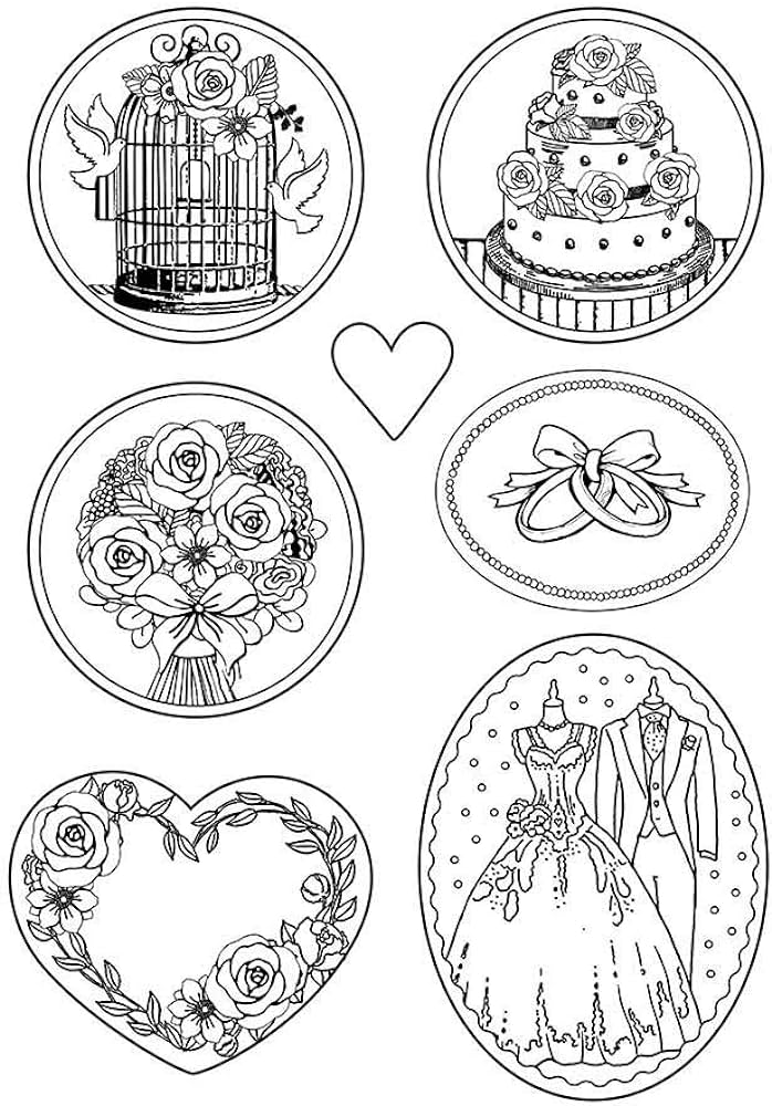 Stampo Wedding 2 A4 Stamperia