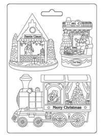 Stamperia A5 mold K3PTA5635