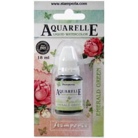 Aquarelle Emerald Green Stamperia