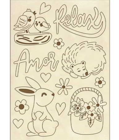 Ensemble de formes relaxantes Stamperia KLSPA606