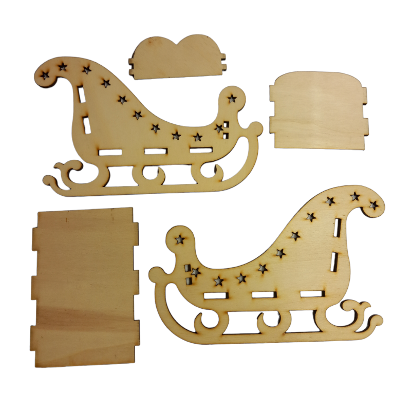 Kit Slitta in Legno Gogolandia