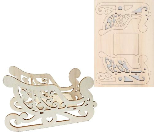 Slitta in legno Renkalik