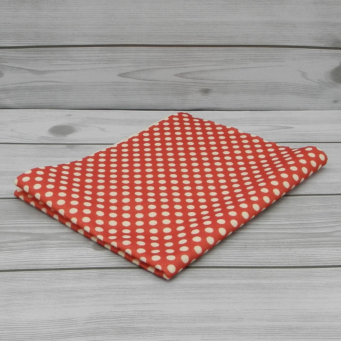 Pannolenci Stampato Pois Bianchi / Rosso