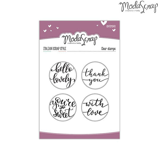 Timbro Clear Stamp Sentiments MSTC1-020