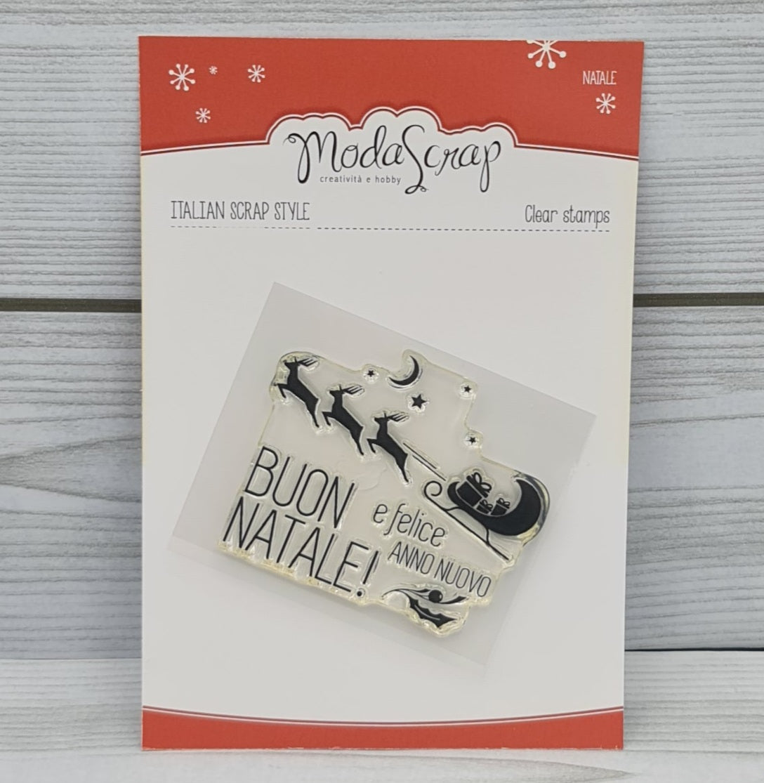 Timbro Clear Stamp Natale MSTC3-007