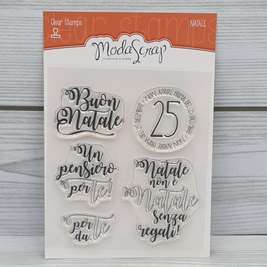 Clear Christmas stamp MSTC3-017