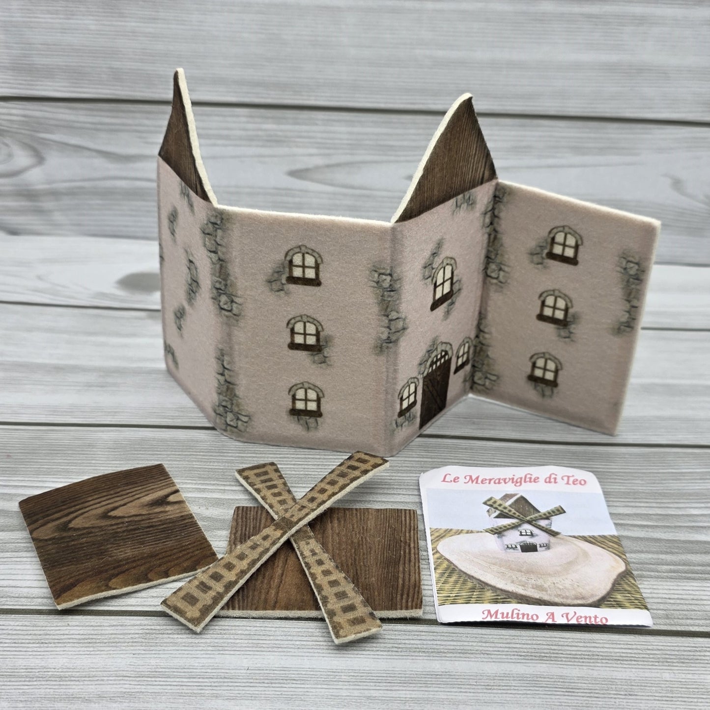 Casette in Feltro Mulino a Vento