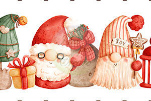 Gnomes Ribbon 10cm N-009