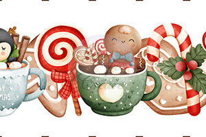 Nastro Tazze Natalizie 6cm Idee Per Creare