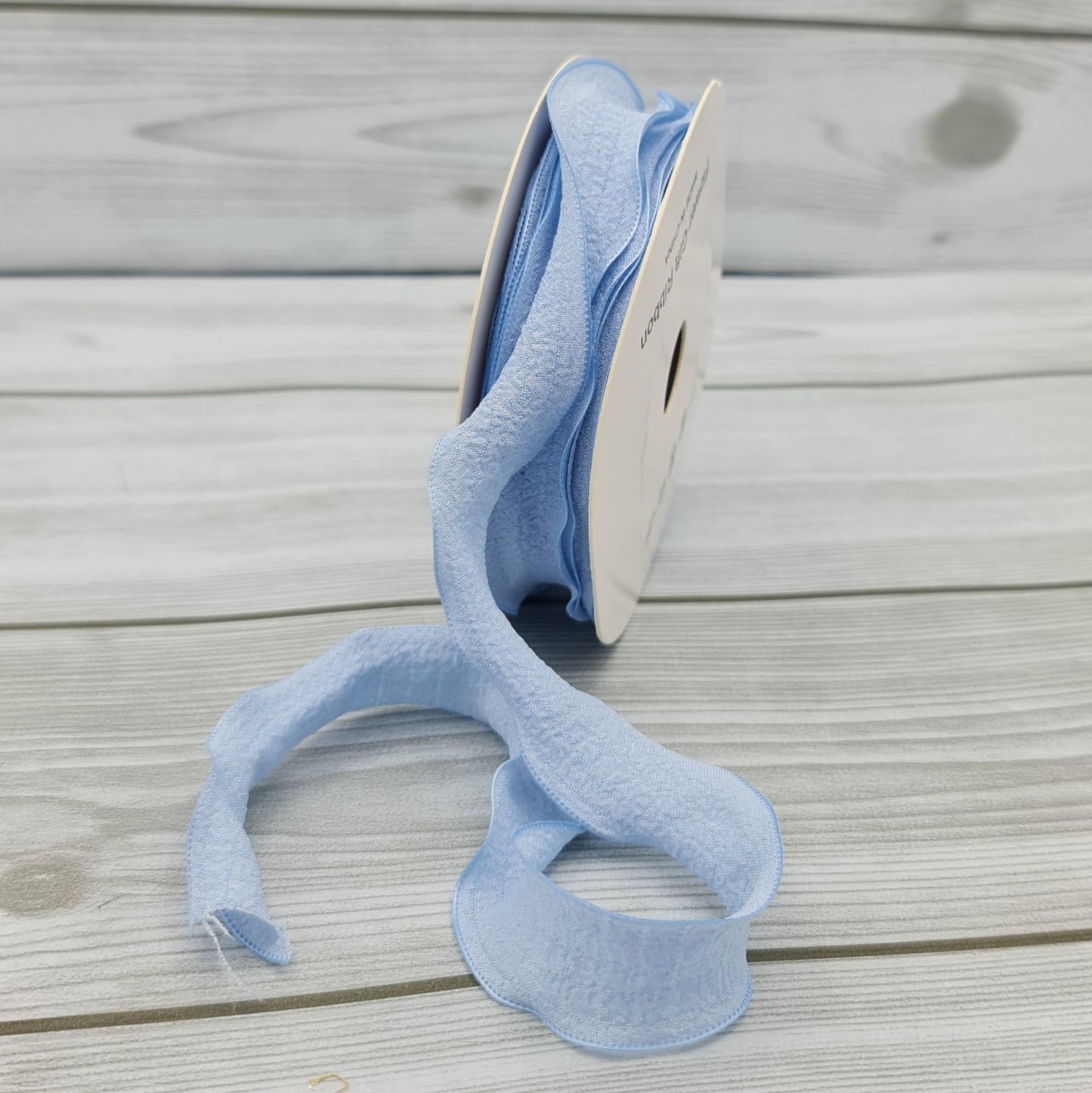 Nastro Flower 25mm Azzurro Gogolandia