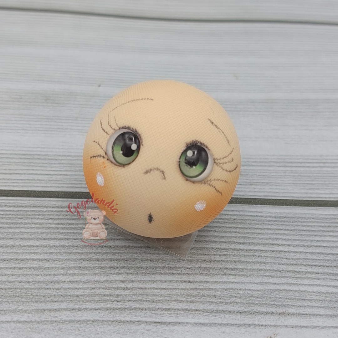 Viso in Lycra Occhi Verdi