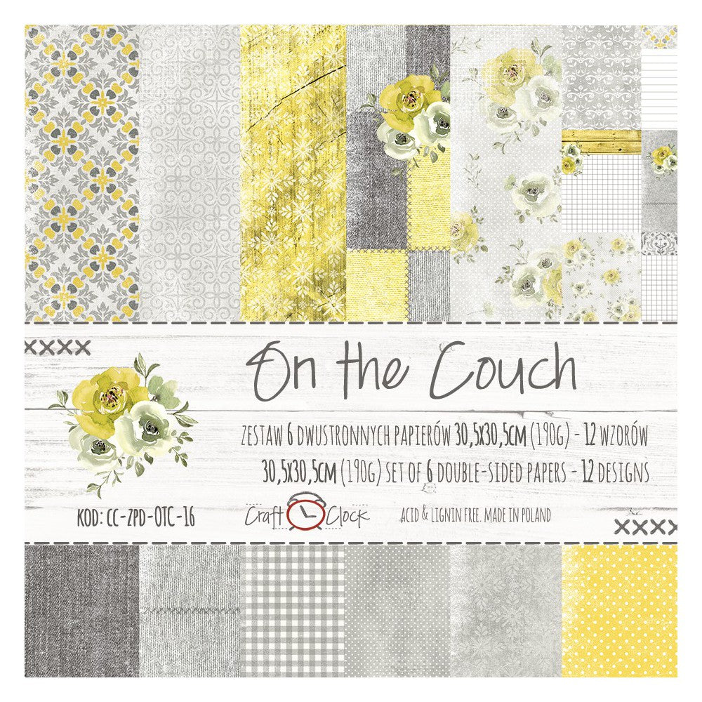 Blocco Craft O Clock On The Couch 30x30