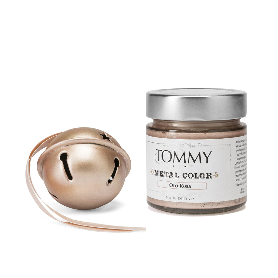 Colore Metallico Oro Rosa 80ml Tommy Art