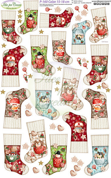 Panneau de chaussettes en laine 42cm P-255