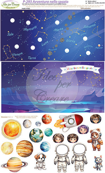 Panneau Aventure Spatiale P-293