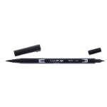 Dual Brush Marker Tombow col. N25 Lamp Black