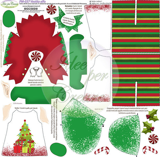 Panneau de robe elfe PM-037