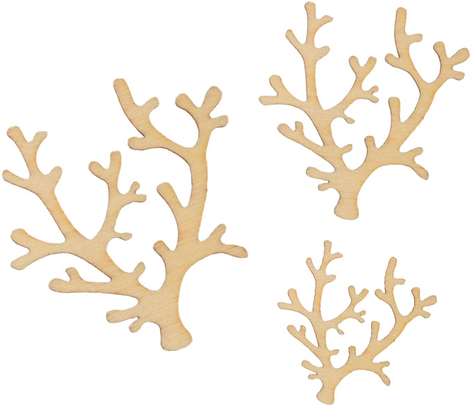 Set in Legno Corallo 30pz Artemio