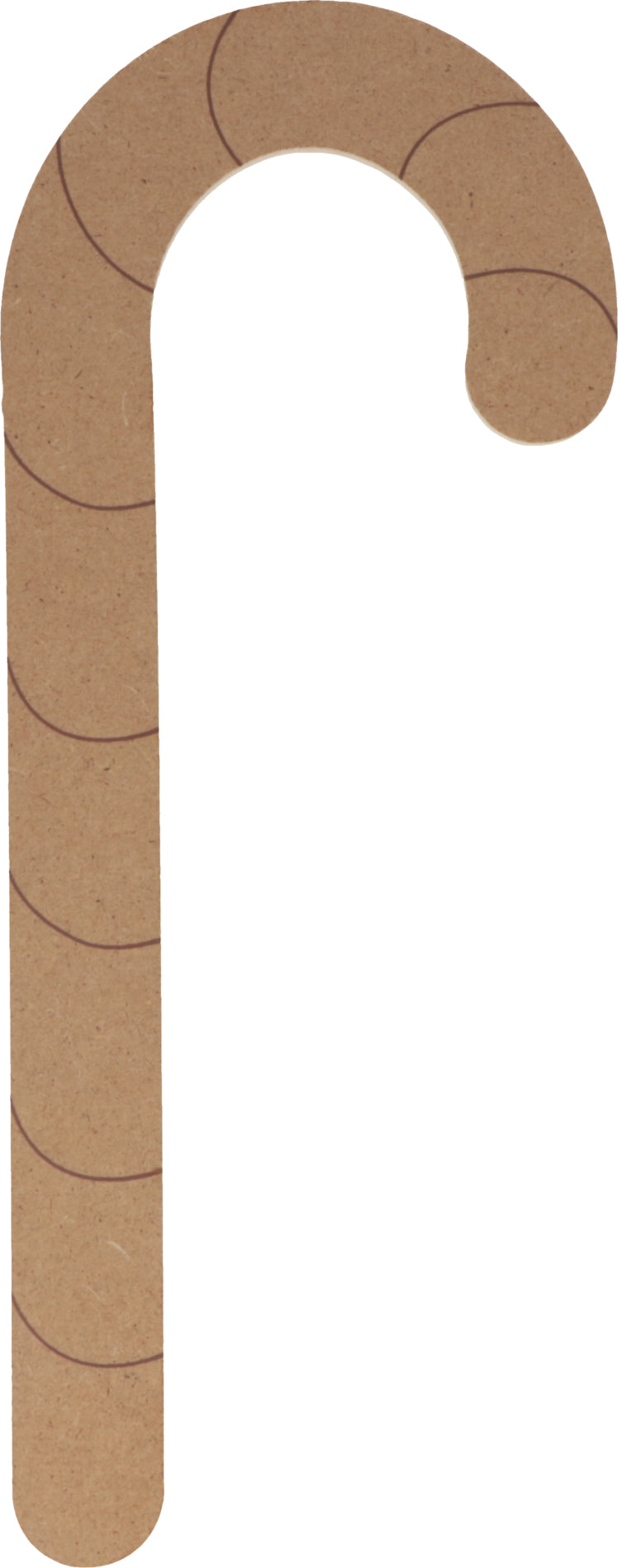 Siluette Mdf Candy Cane 15cm Artemio