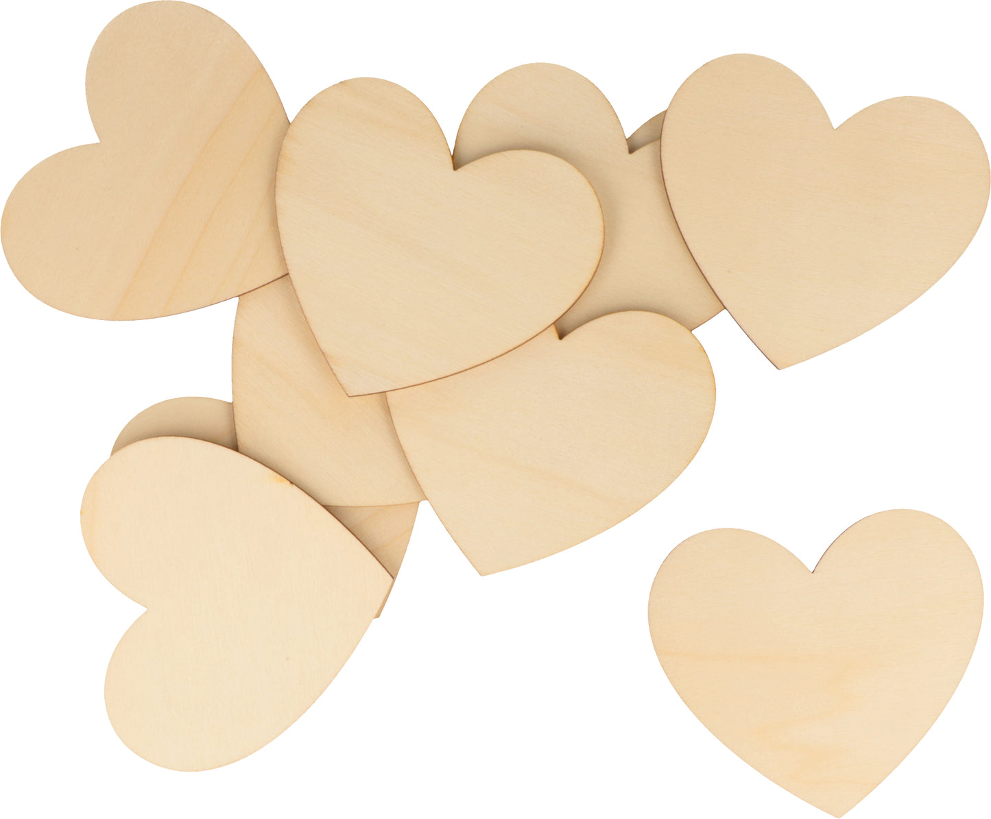Coeurs en bois 40pcs Artemio Code 14003313