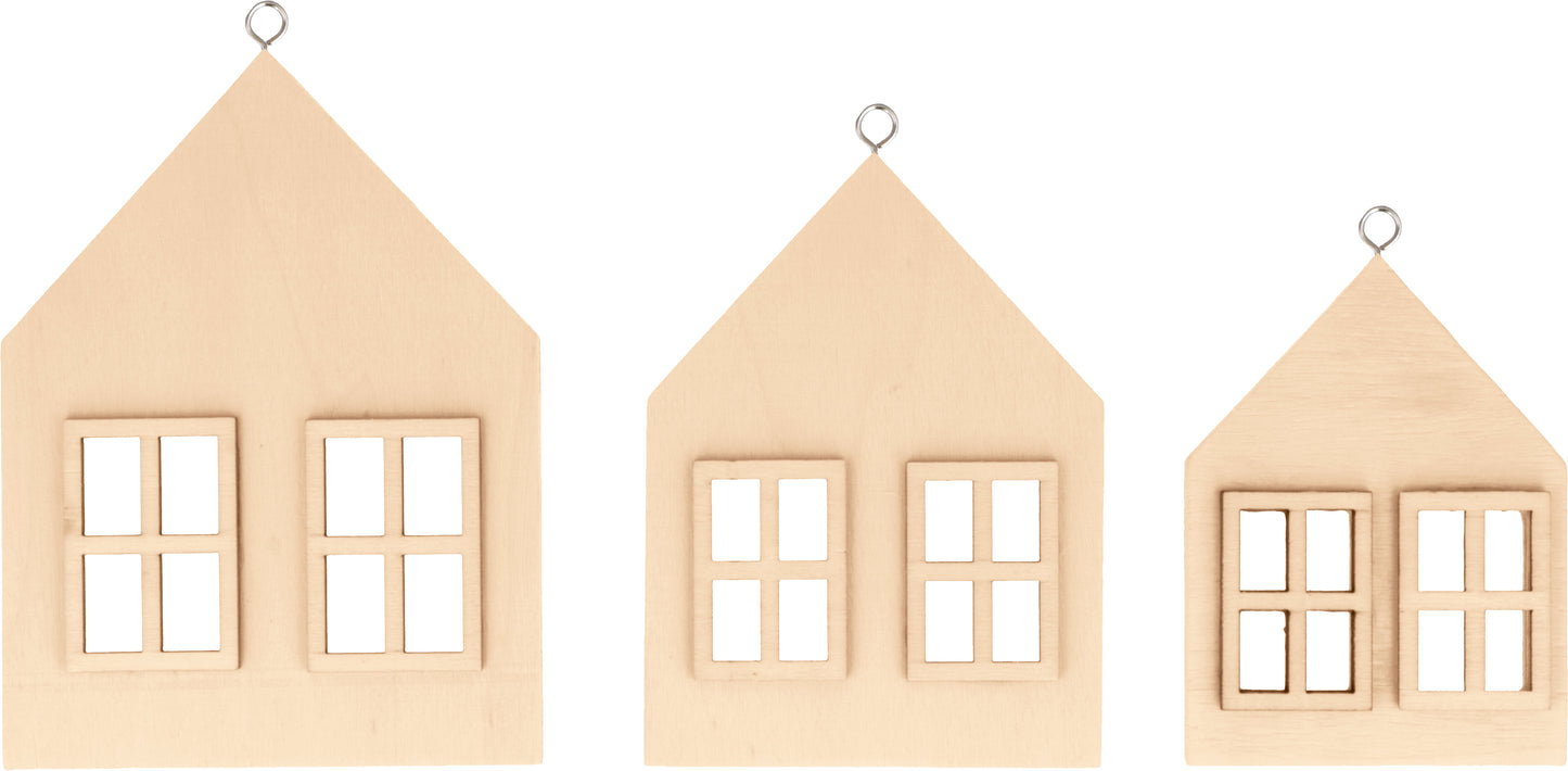 Casette in legno 3 pezzi Artemio