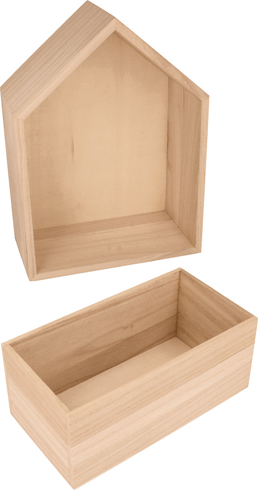 Casetta in legno Portafiori Artemio