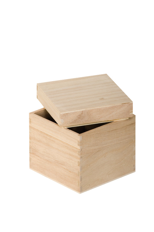 Scatola in legno Cubo Artemio Cod. VIBB19