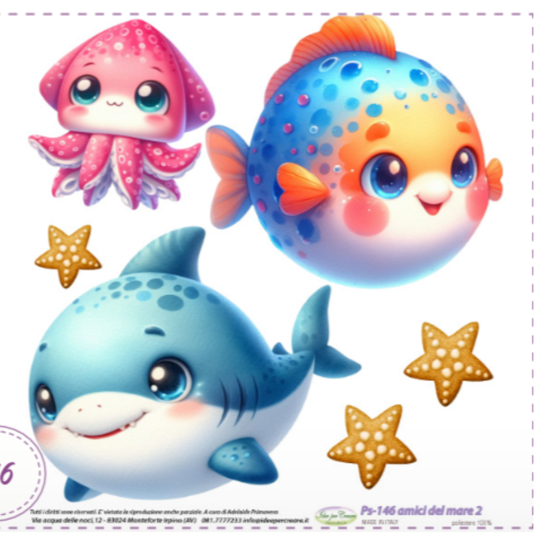 Pannello Mini Amici del Mare 2 Idee Per Creare