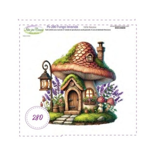 Pannello Mini Fungo con Lavanda Idee Per Creare