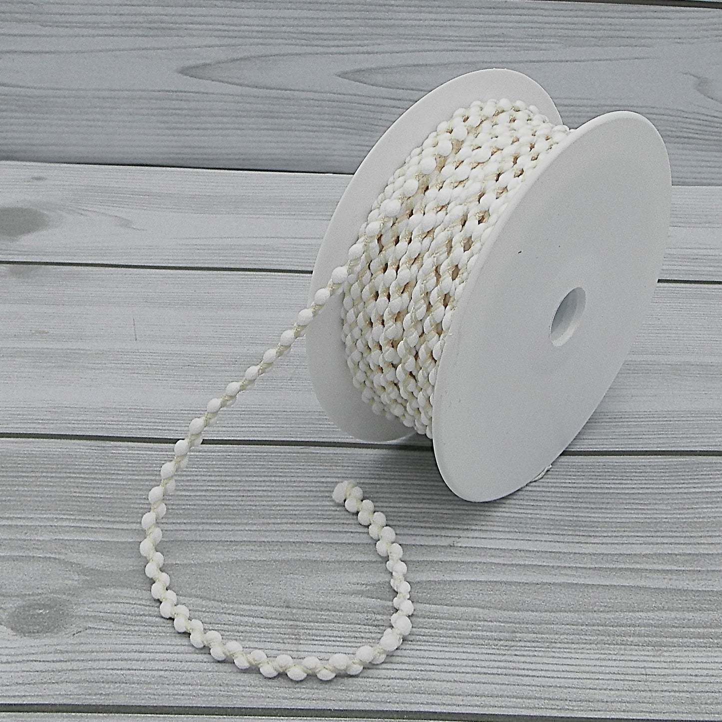 Nastro Pallini Crema 5mm Gogolandia