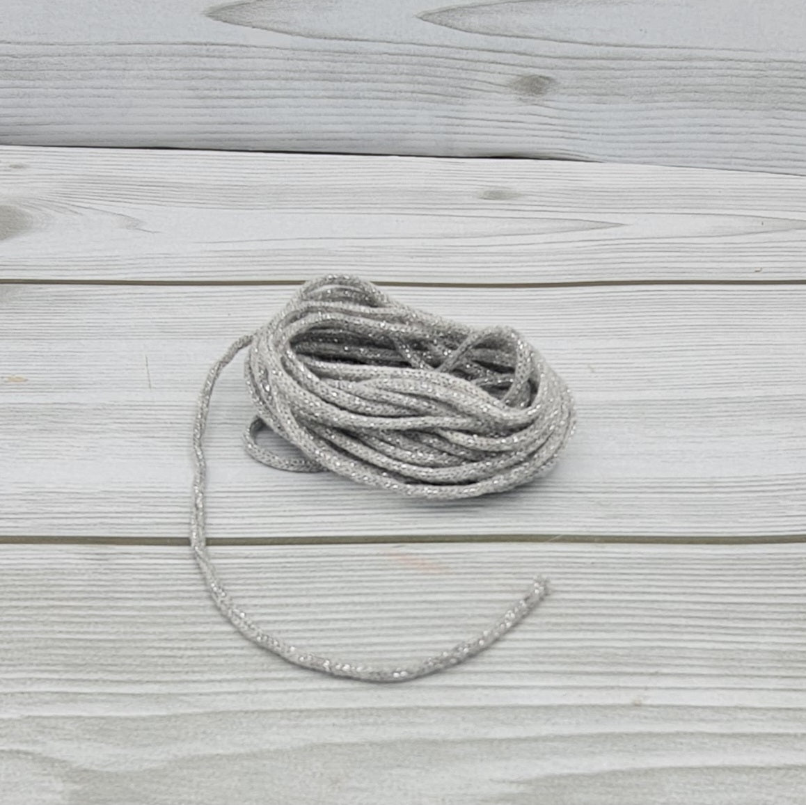 Large Silver Cord Ribbon 5mm 5221-2505