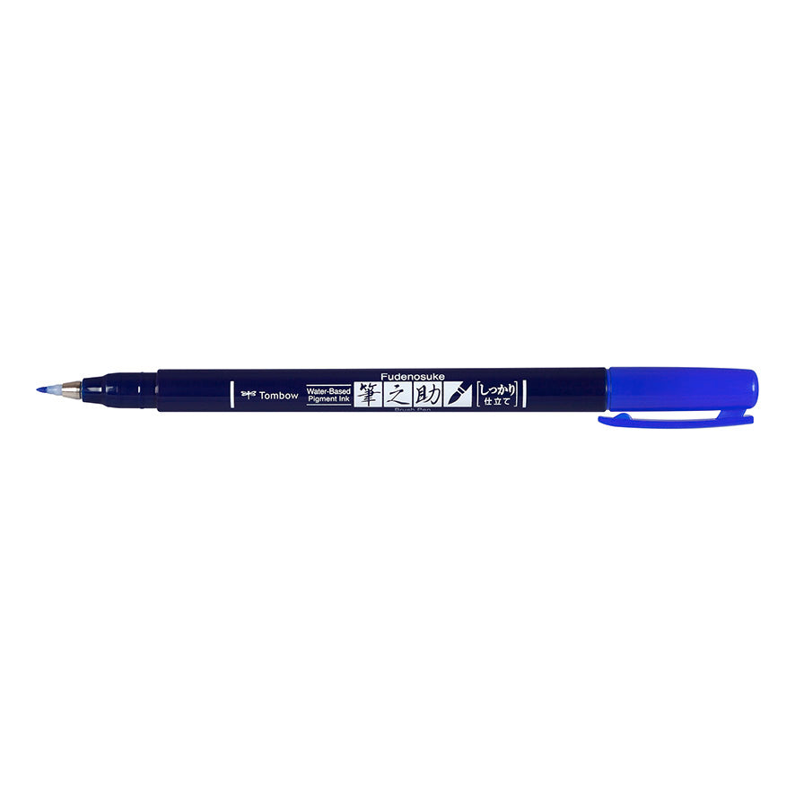 Marker Fudenosuke Tombow Blu