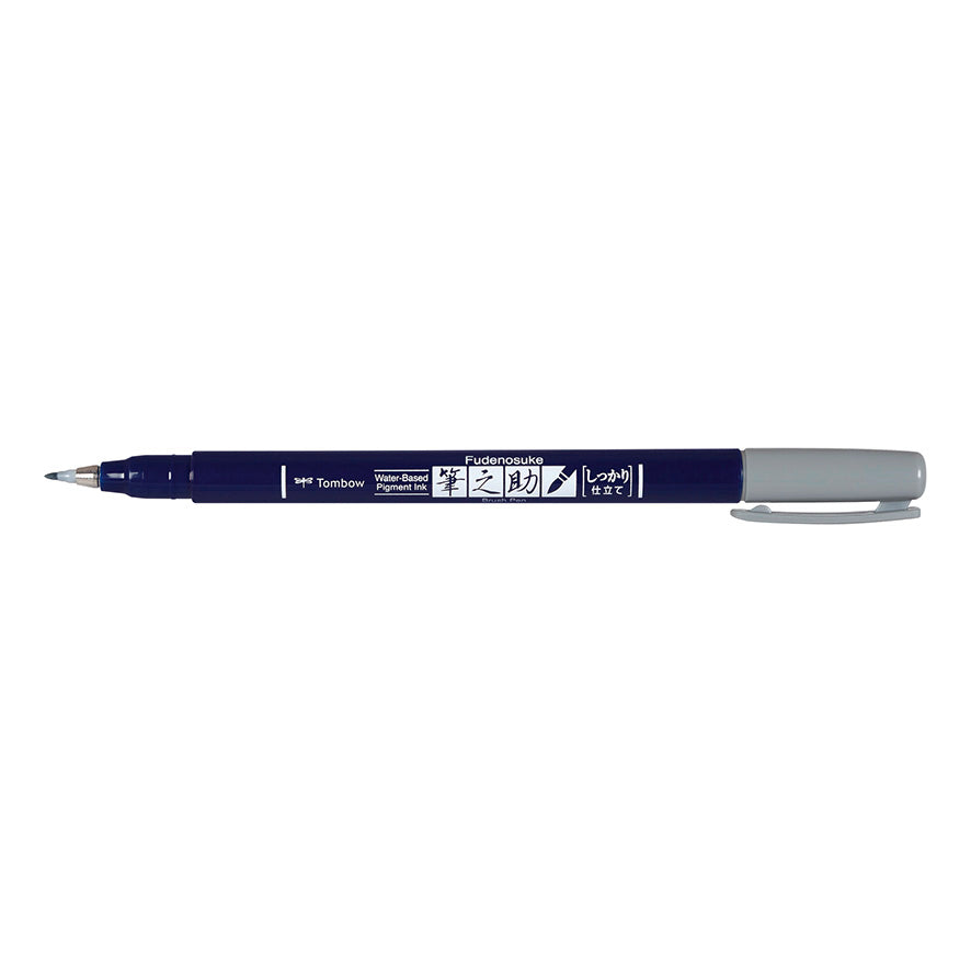 Marker Fudenosuke Tombow Grigio
