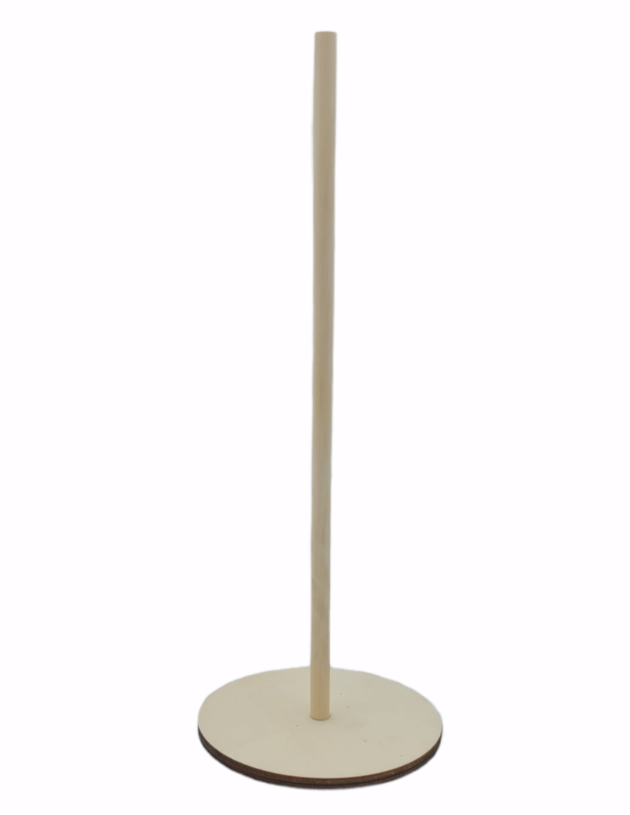 Base in legno per bambole