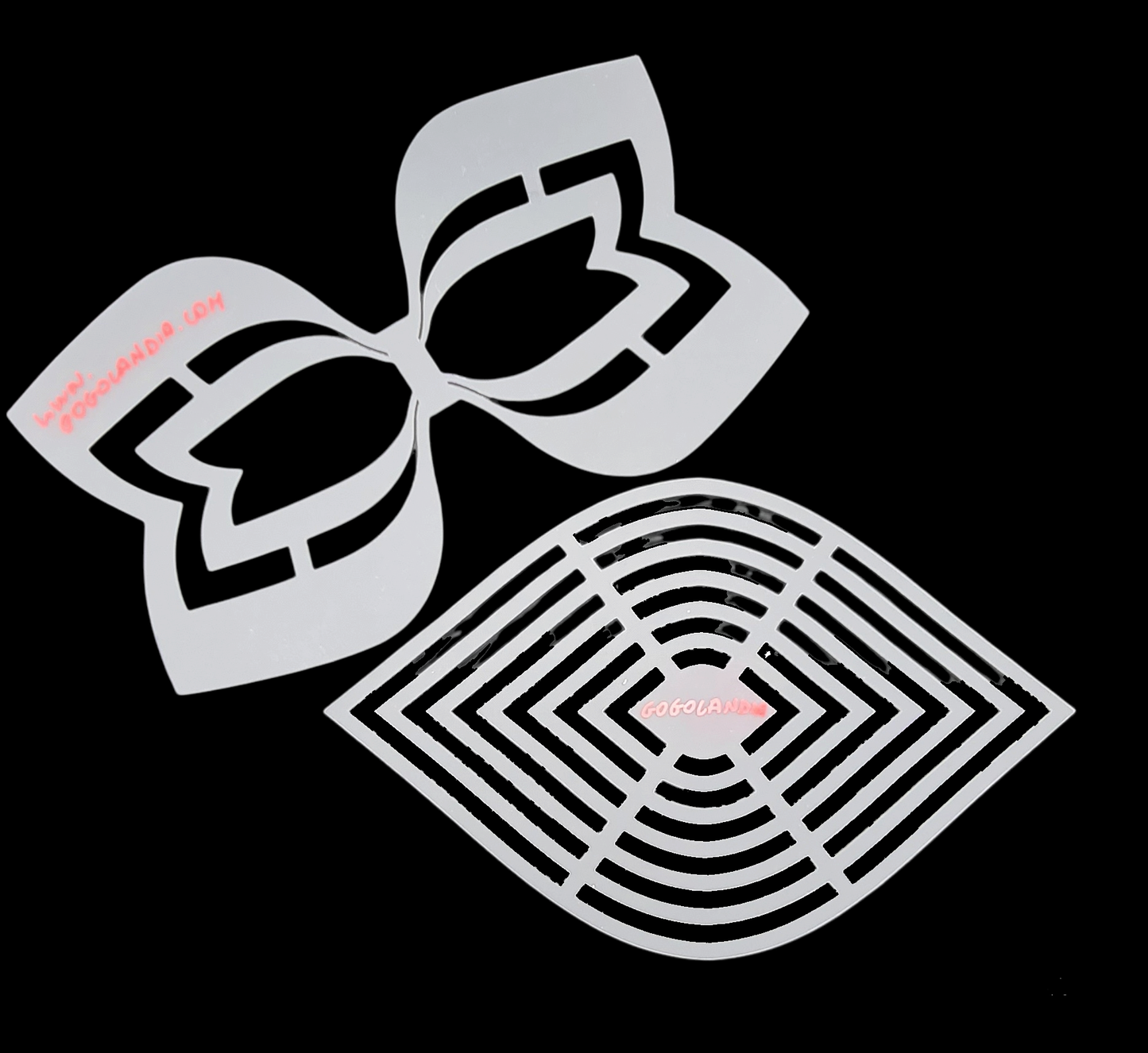 Pochoir en polypropylène pour arcs