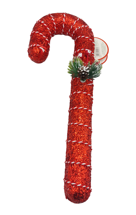 Candy Cane Glitter Rosso 33cm