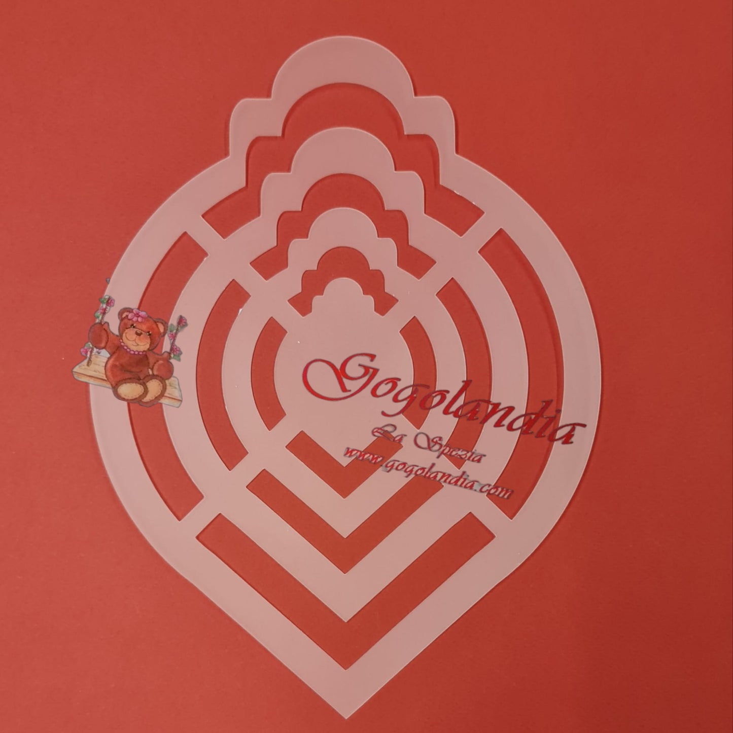 Pochoir en polypropylène pour pomme de pin