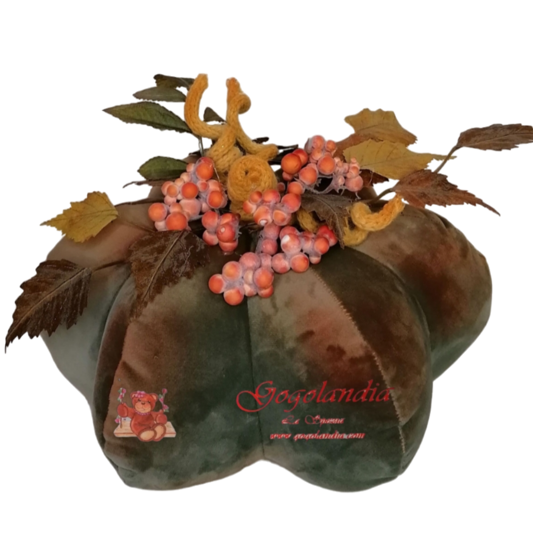 Flattened Velvet Pumpkin Kit