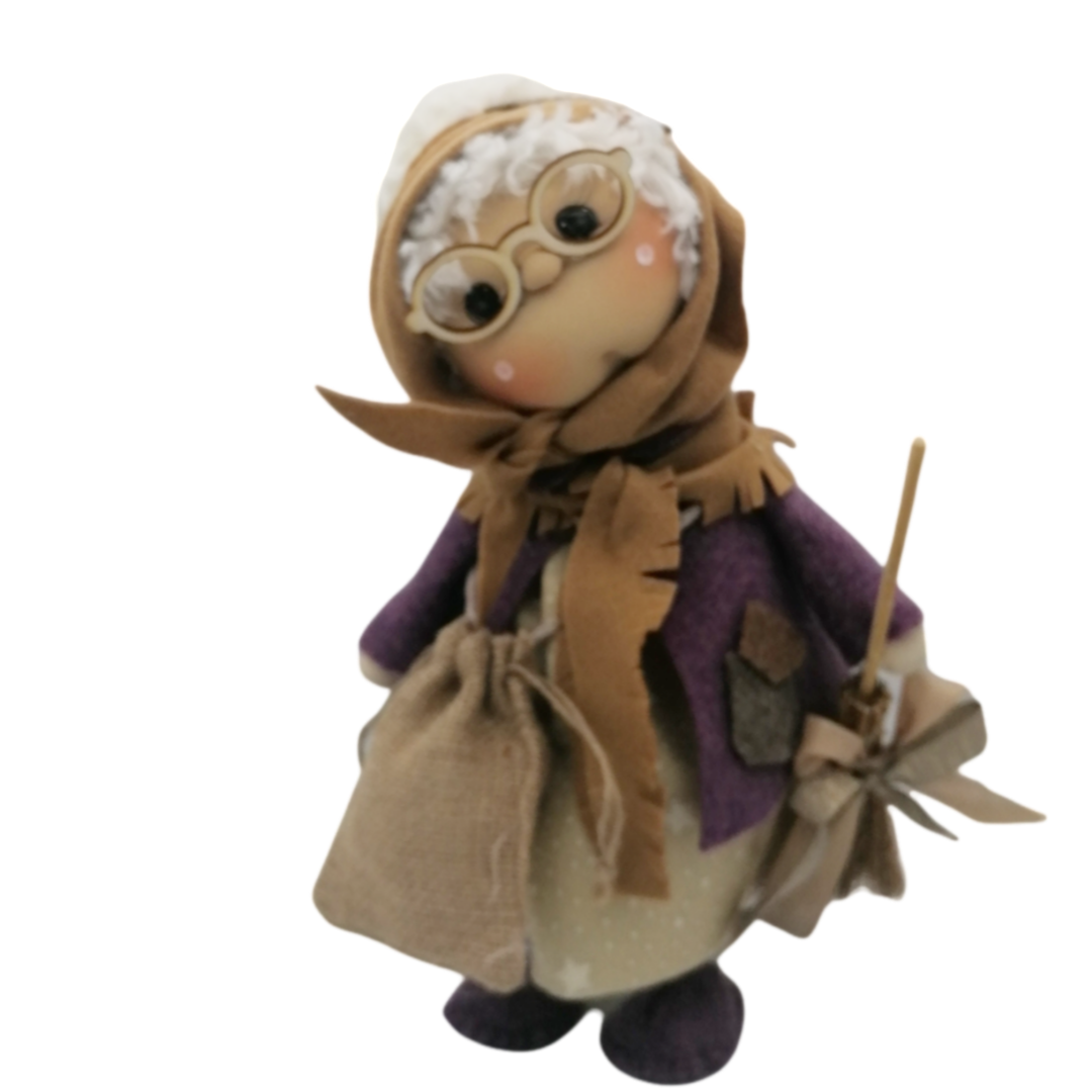 Kit Befana con Gambe In Legno