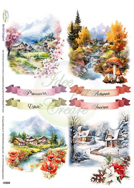 Carta Riso A3 Idee Per Creare 4 Stagioni
